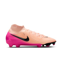 Nike Phantom Luna Pro II Gras Voetbalschoenen (FG) Zalmroze Felroze Zwart