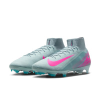 Nike Zoom Mercurial Superfly Elite 10 Grass Football Boots (FG) Light Blue Hot Pink