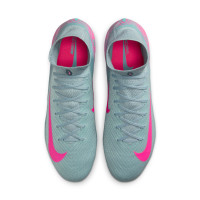 Nike Zoom Mercurial Superfly Elite 10 Grass Football Boots (FG) Light Blue Hot Pink