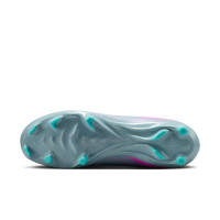 Nike Zoom Mercurial Superfly Academy 10 Gras / Kunstgras Voetbalschoenen (MG) Lichtblauw Felroze