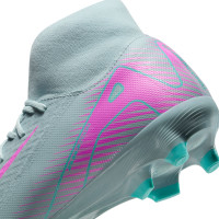 Nike Zoom Mercurial Superfly Academy 10 Gras / Kunstgras Voetbalschoenen (MG) Lichtblauw Felroze