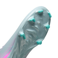 Nike Zoom Mercurial Superfly Academy 10 Gras / Kunstgras Voetbalschoenen (MG) Lichtblauw Felroze
