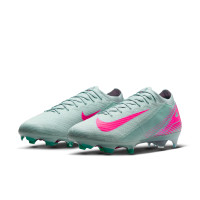 Nike Zoom Mercurial Vapor Elite 16 Gras Voetbalschoenen (FG) Lichtblauw Felroze