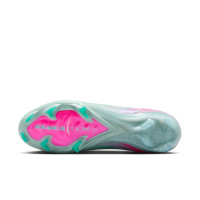 Nike Zoom Mercurial Vapor Elite 16 Gras Voetbalschoenen (FG) Lichtblauw Felroze