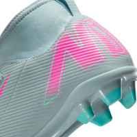 Nike Mercurial Superfly Club 10 Gras / Kunstgras Voetbalschoenen (MG) Kids Lichtblauw Felroze