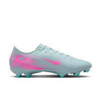 Nike Zoom Mercurial Vapor Academy 16 Gras / Kunstgras Voetbalschoenen (MG) Lichtblauw Felroze