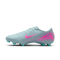 Nike Zoom Mercurial Vapor Academy 16 Gras / Kunstgras Voetbalschoenen (MG) Lichtblauw Felroze