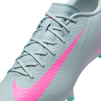 Nike Zoom Mercurial Vapor Academy 16 Gras / Kunstgras Voetbalschoenen (MG) Lichtblauw Felroze