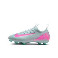 Nike Zoom Mercurial Vapor Academy 16 Gras / Kunstgras Voetbalschoenen (MG) Kids Lichtblauw Felroze