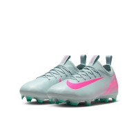 Nike Zoom Mercurial Vapor Academy 16 Gras / Kunstgras Voetbalschoenen (MG) Kids Lichtblauw Felroze