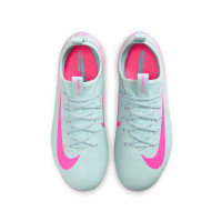 Nike Zoom Mercurial Vapor Academy 16 Gras / Kunstgras Voetbalschoenen (MG) Kids Lichtblauw Felroze