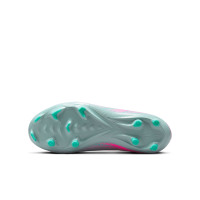 Nike Zoom Mercurial Vapor Academy 16 Gras / Kunstgras Voetbalschoenen (MG) Kids Lichtblauw Felroze