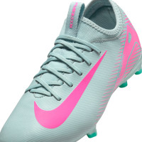 Nike Zoom Mercurial Vapor Academy 16 Gras / Kunstgras Voetbalschoenen (MG) Kids Lichtblauw Felroze