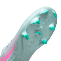 Nike Zoom Mercurial Vapor Academy 16 Gras / Kunstgras Voetbalschoenen (MG) Kids Lichtblauw Felroze