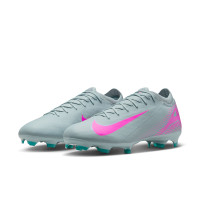 Nike Zoom Mercurial Vapor Pro 16 Gras Voetbalschoenen (FG) Lichtblauw Felroze
