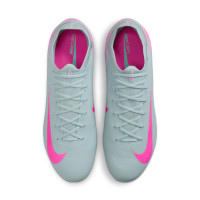 Nike Zoom Mercurial Vapor Pro 16 Gras Voetbalschoenen (FG) Lichtblauw Felroze