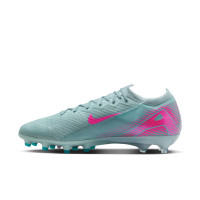 Nike Zoom Mercurial Vapor Elite 16 Artificial Grass Football Boots (AG) Light Blue Hot Pink