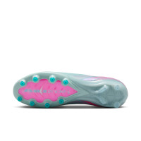 Nike Zoom Mercurial Vapor Elite 16 Artificial Grass Football Boots (AG) Light Blue Hot Pink