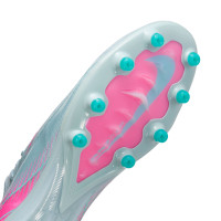 Nike Zoom Mercurial Vapor Elite 16 Artificial Grass Football Boots (AG) Light Blue Hot Pink
