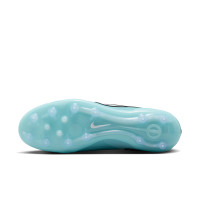 Nike Tiempo Legend Elite 10 Kunstgras Voetbalschoenen (AG) Lichtblauw Wit Felroze