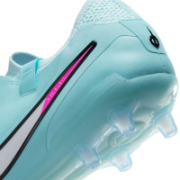 Nike Tiempo Legend Elite 10 Kunstgras Voetbalschoenen (AG) Lichtblauw Wit Felroze