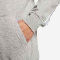 Nike Club Fleece Tracksuit Hooded Light Grey White