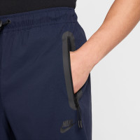 Nike Sportswear Tech Trainingsbroek Woven Donkerblauw Zwart
