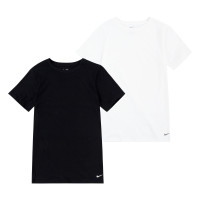 Nike Crew Ondershirt 2-Pack Jongens Zwart Wit