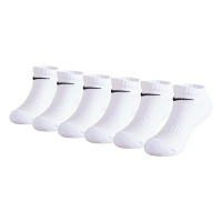 Nike Performance Dri-Fit Basics No-Show Enkelsokken 6-Pack Kleuters Wit Zwart