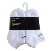 Nike Performance Dri-Fit Basics No-Show Enkelsokken 6-Pack Kleuters Wit Zwart