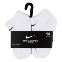 Nike Performance Dri-Fit Basics No-Show Enkelsokken 6-Pack Kleuters Wit Zwart