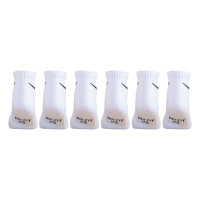 Nike Performance Dri-Fit Basics Quarter Sokken 6-Pack Kleuters Wit Zwart