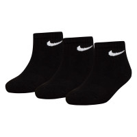 Nike Performance Dri-Fit Basics Quarter Sokken 6-Pack Kleuters Zwart Wit