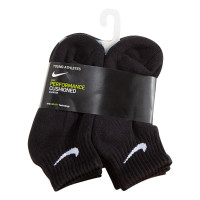Nike Performance Dri-Fit Basics Quarter Sokken 6-Pack Kleuters Zwart Wit
