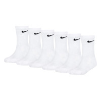 Nike Performance Dri-Fit Basics Crew Sokken 6-Pack Kleuters Wit Zwart