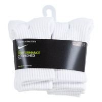 Nike Performance Dri-Fit Basics Crew Sokken 6-Pack Kleuters Wit Zwart