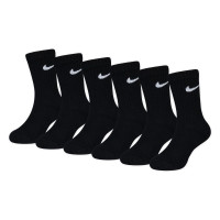 Nike Performance Dri-Fit Basics Crew Sokken 6-Pack Kleuters Zwart Wit