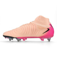 Nike Phantom Luna Elite II IJzeren-Nop Voetbalschoenen (SG) Pro Player Zalmroze Felroze Zwart