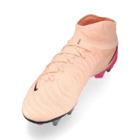 Nike Phantom Luna Elite II IJzeren-Nop Voetbalschoenen (SG) Pro Player Zalmroze Felroze Zwart