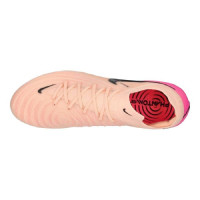 Nike Phantom GX Elite II IJzeren-Nop Voetbalschoenen (SG) Pro Player Zalmroze Felroze Zwart