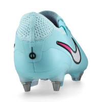 Nike Tiempo Legend Elite 10 IJzeren-Nop Voetbalschoenen (SG) Pro Player Lichtblauw Wit Felroze