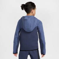 Nike Tech Fleece Sportswear Trainingspak Kids Blauw Donkerblauw Zwart