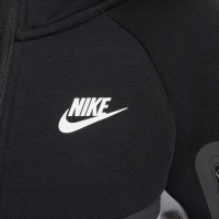 Nike Tech Fleece Sportswear Vest Kids Zwart Grijs Wit