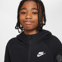 Nike Tech Fleece Sportswear Vest Kids Zwart Grijs Wit