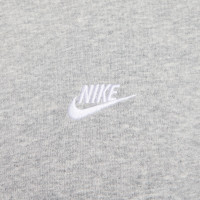 Nike Sportswear Club Fleece Crew Sweater Lichtgrijs Wit