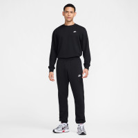 Nike Sportswear Club Fleece Crew Sweater Zwart Wit