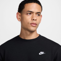 Nike Sportswear Club Fleece Crew Jogging Suit Black White