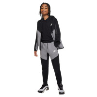 Nike Tech Fleece Sportswear Sweat Pants Kids Black Grey White