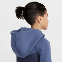 Nike Tech Fleece Sportswear Vest Kids Blauw Donkerblauw Zwart