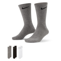 Nike Everyday Lightweight Sports Socks 3-Pack Grey Black White